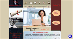 Desktop Screenshot of insuranceschool-floridalicense.com